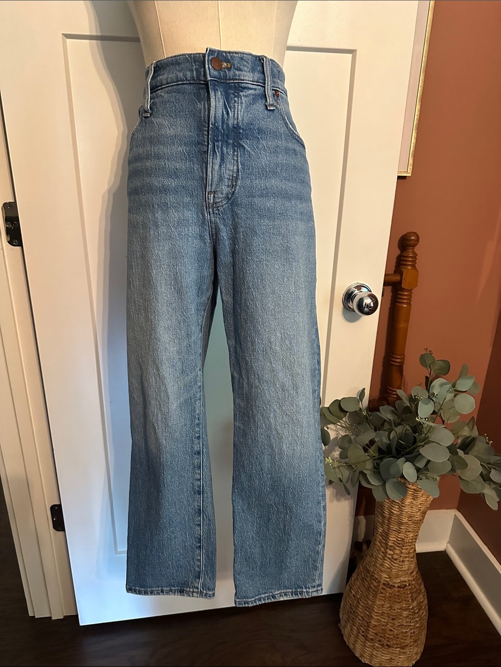 Madewell Women’s The Perfect Vintage Jean 32P blue zipper jeans - Picture 4 of 15